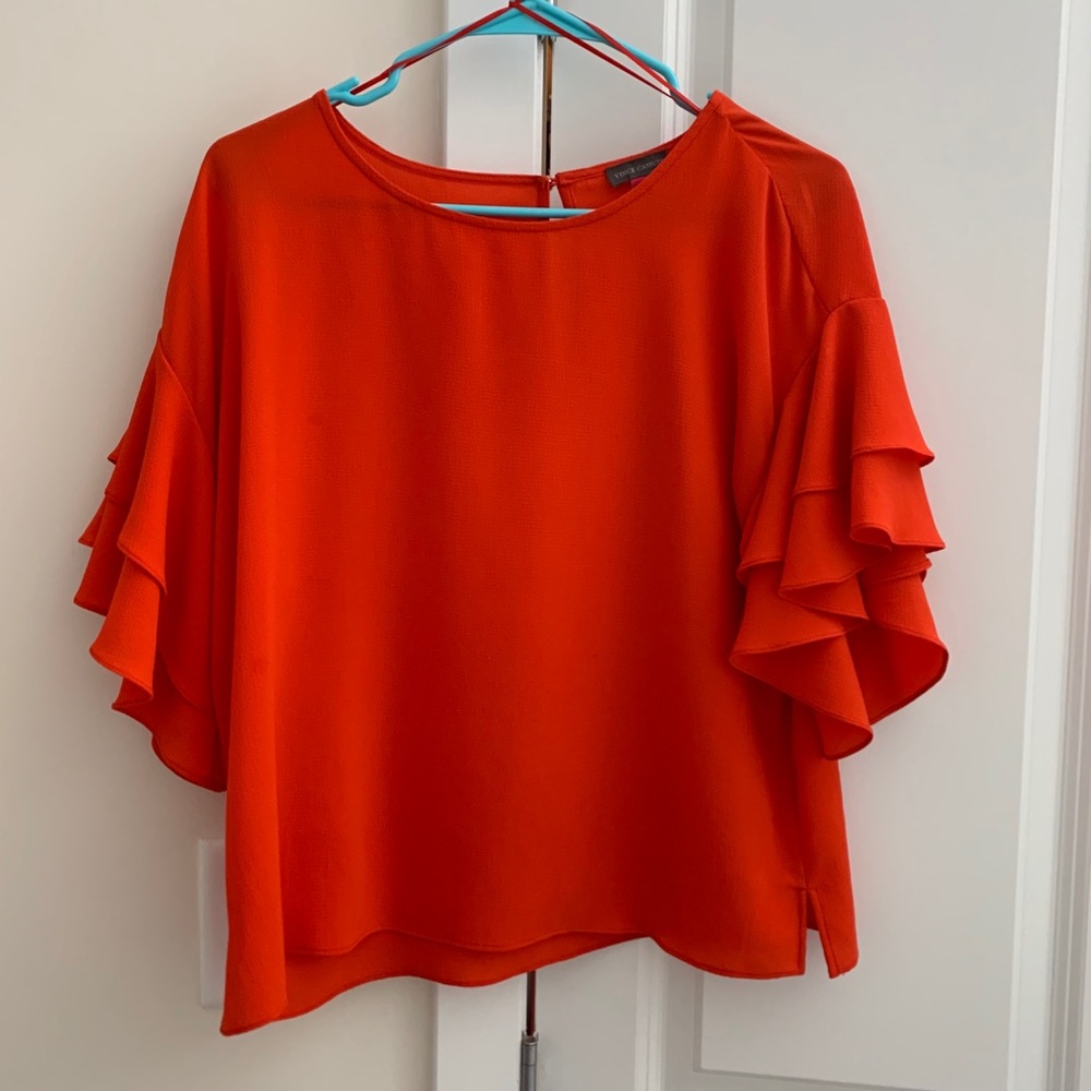 Red blouse